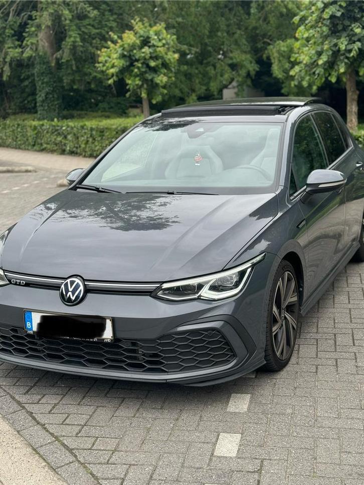 Een mooie golf 8 Gtd 200 pk, Auto's, Volkswagen, Particulier, Golf, Panoramadak, Diesel, Euro 6, 5 deurs, Automaat, Zilver of Grijs