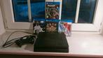 Ps4 + 1 controler + 4 spellen + power kabel, Games en Spelcomputers, Ophalen of Verzenden, Gebruikt