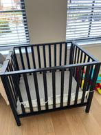 Park Pericles zwart incl matras, Kinderen en Baby's, Ophalen, Zo goed als nieuw, Rechthoekig, In hoogte verstelbaar