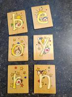 Houten letters Janbibejan, Kinderen en Baby's, Ophalen of Verzenden, Zo goed als nieuw