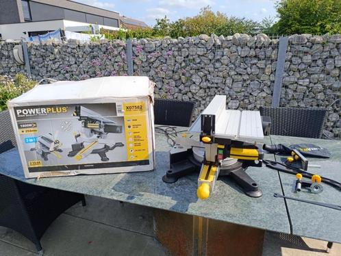 Tafel zaagmachine combi afkortzaag, Doe-het-zelf en Bouw, Gereedschap | Zaagmachines, Zo goed als nieuw, Afkortzaag, Ophalen of Verzenden