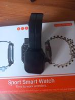 Sport smart watch, Handtassen en Accessoires, Smartwatches, Ophalen, Zwart, Snelheid, Zo goed als nieuw
