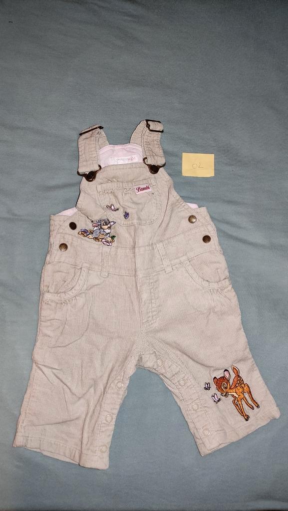 Gevoerde salopette / tuinbroek van Bambi maatje 62, Kinderen en Baby's, Babykleding | Maat 62, Gebruikt, Jongetje of Meisje, Pakje