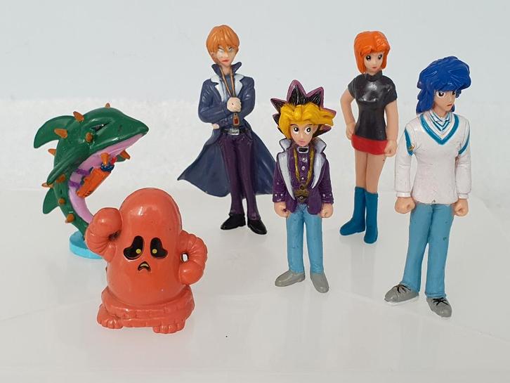 Lot van 6 Yu-Gi-Oh! figuren (2000-2001) (1), Collections, Jouets miniatures, Utilisé, Enlèvement ou Envoi