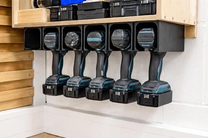 Boor netjes aan de muur – stevige boorhouder, Doe-het-zelf en Bouw, Gereedschap | Boormachines, Nieuw, Boormachine, Ophalen of Verzenden