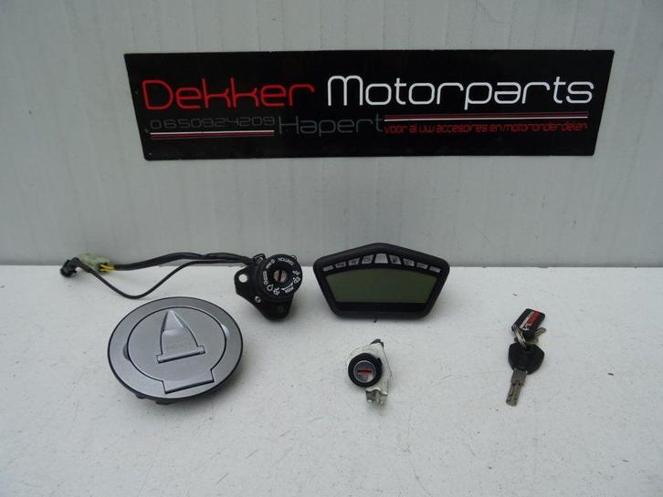 Slotenset + Teller Ducati Streetfighter 1098 2009-2010-2011, Motoren, Accessoires | Sloten, Gebruikt, Ophalen of Verzenden