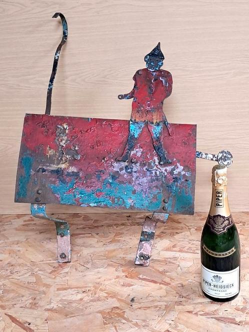 Oude schietschijf, Antiek en Kunst, Curiosa en Brocante, Ophalen