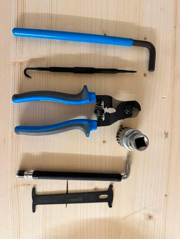 Fiets gereedschap beschikbaar voor biedingen