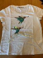 T shirt dames, Wit, Ophalen of Verzenden, Zo goed als nieuw, Korte mouw