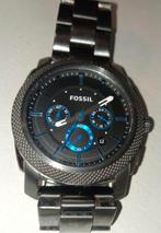 Fossil polshorloge uurwerk Gun Metal, Handtassen en Accessoires, Horloges | Heren, Ophalen of Verzenden, Gebruikt
