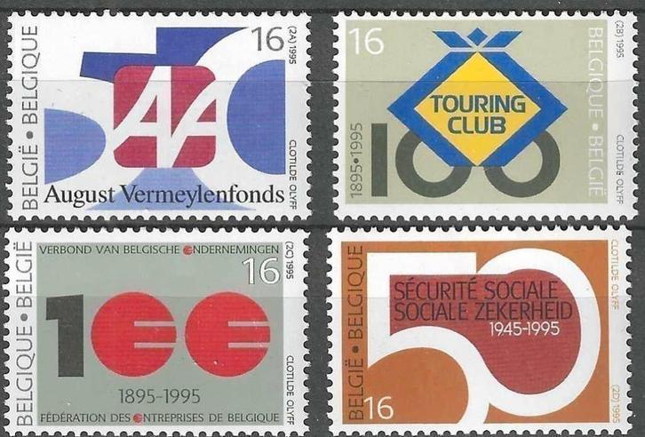 Belgie 1995 - Yvert/OBP 2585-2588 - Herdenkingen (PF), Postzegels en Munten, Postzegels | Europa | België, Postfris, Verzenden