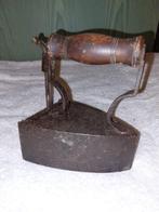 Oud ijzeren strijkijzer, jaren 1800-1900, Antiek en Kunst, Ophalen of Verzenden