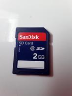 SanDisk Card 2 GB, Audio, Tv en Foto, Foto | Geheugenkaarten, Ophalen of Verzenden