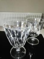 2 ijscoupes/ dessertglazen, Huis en Inrichting, Ophalen of Verzenden, Gebruikt, Glas of Glazen