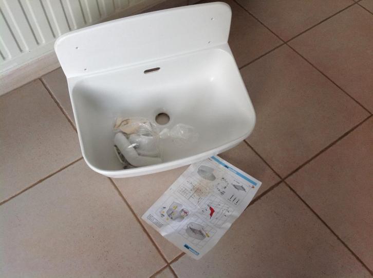 Abu Graniet uitstortgootsteen, kunststof, (bxd) 495x345mm, Doe-het-zelf en Bouw, Sanitair, Ophalen of Verzenden