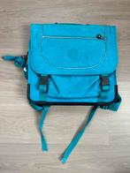 Schooltas Boekentas kipling turquoise blauw, Ophalen, Gebruikt, Blauw