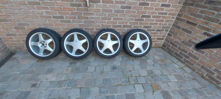 jantes Borbet Rst 18 en 5x100, Auto-onderdelen, Banden en Velgen, Banden en Velgen, All Season, 17 inch, 225 mm, Personenwagen