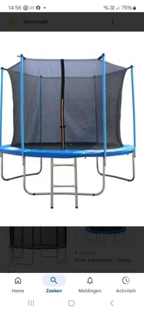 Trampoline diameter 3.00 meter, Kinderen en Baby's, Speelgoed | Buiten | Trampolines, Gebruikt, Ophalen