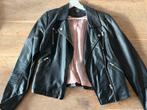 Zwart leren jasje, Only, maat 36, Kleding | Dames, Jasjes, Kostuums en Pakken, Only, Zwart, Ophalen of Verzenden, Zo goed als nieuw