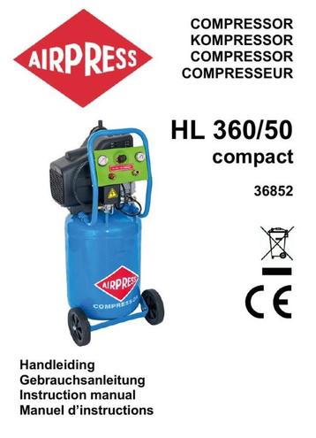 Airpress compressor HL360/50 beschikbaar voor biedingen
