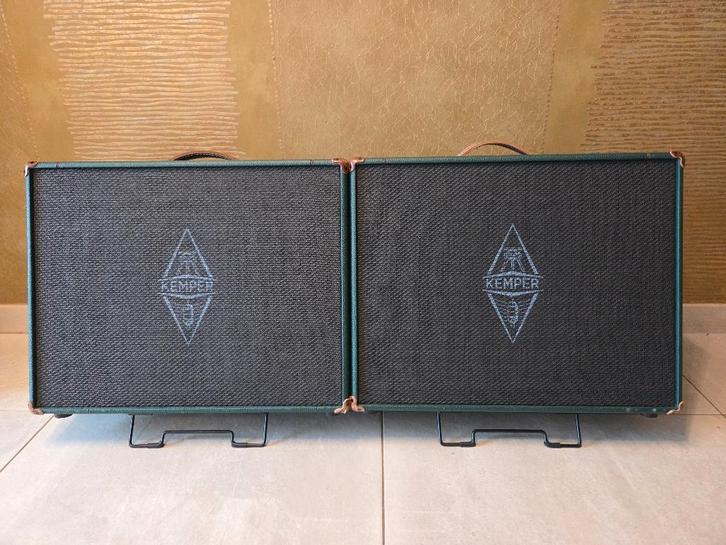 2 x Kemper Kabinet 200 Watts incl beschermingshoezen, Muziek en Instrumenten, Versterkers | Bas en Gitaar, Zo goed als nieuw, Gitaar