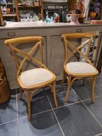 2 stoelen J-line landelijke stijl, Huis en Inrichting, Ophalen, Zo goed als nieuw