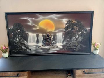 romantische wanddecoratie 125x65cm als nieuw beschikbaar voor biedingen