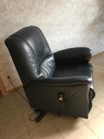 Relax zetel elektrisch, Ophalen, Eenpersoons, Leer, Zo goed als nieuw
