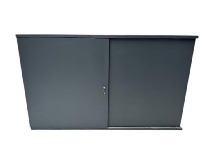 Antracieten schuifdeurkast 101 x 166 x 40 voorraad voordeel, Huis en Inrichting, Woonaccessoires | Wandplanken en Boekenplanken