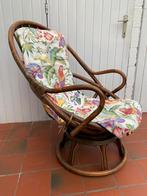 Fauteuil en rotin vintage, Utilisé