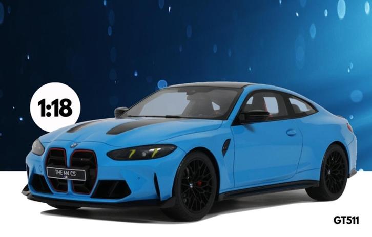 BMW M4 CS 2024 GT Spirit nieuw 1/18, Hobby en Vrije tijd, Modelauto's | 1:18, Nieuw, Auto, Overige merken, Ophalen of Verzenden