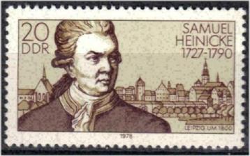 Duitsland DDR 1978 - Yvert 1983 - Samuel Heinicke (PF) beschikbaar voor biedingen