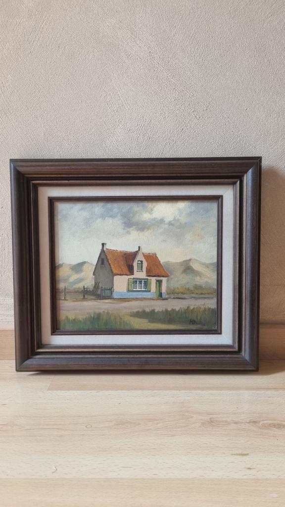 Olieverfschilderij stilleven kunstenaar 'HD', Antiek en Kunst, Kunst | Schilderijen | Klassiek, Ophalen of Verzenden