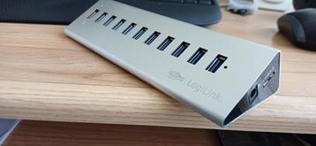 LogiLink USB hub met 10+1 poorten - USB3.0 / beschikbaar voor biedingen
