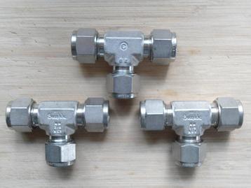 Swagelok 316 RVS hogedruk knelkoppelingen.  beschikbaar voor biedingen
