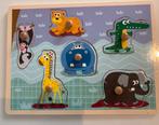 Houten Puzzel, Kinderen en Baby's, Speelgoed | Kinderpuzzels, Ophalen of Verzenden, Gebruikt, Van hout