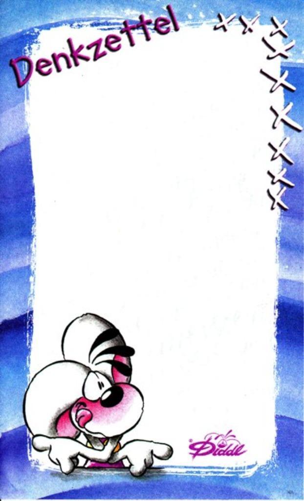 Diddl magneetblaadjes, Verzamelen, Diddl, Nieuw, Papier, Kaart of Schrift, Diddl, Ophalen of Verzenden