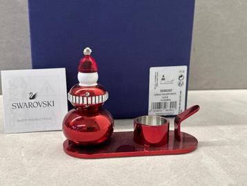 Swarovski Holiday Cheers Santa Claus kandelaar. beschikbaar voor biedingen