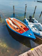 Motorzeilbootje met trailer, zeil & fluistermotor, Watersport en Boten, Zeilen en Zeiltoebehoren, Ophalen, Gebruikt, Minder dan 15 m²
