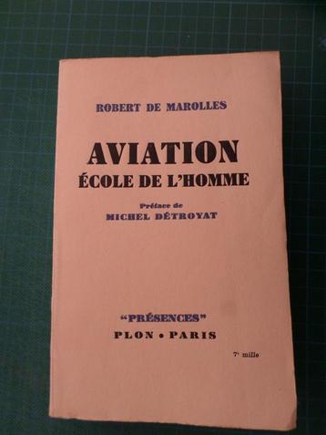 Aviation, école de l’homme (Robert de Marolles) – 1938 beschikbaar voor biedingen