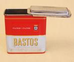 Metalen Schuifdoosje Om Pakje Bastos Sigaretten In Te Steken, Verzamelen, Ophalen of Verzenden, Gebruikt