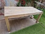 Tuintafel in teak, Tuin en Terras, Tuintafels, Ophalen, Gebruikt, Rechthoekig, Teakhout