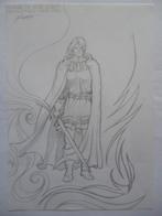 De Rode Ridder - Originele tekening (studie) - Fabio Bono HC, Eén stripboek, Nieuw, Studio  Vandersteen, Ophalen of Verzenden