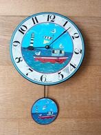 horloge avec pendule bateau chambre garçon, Comme neuf, Enlèvement ou Envoi