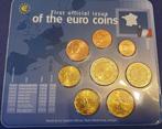 set euros first official issue of the coins France 2002, Ophalen of Verzenden, Frankrijk