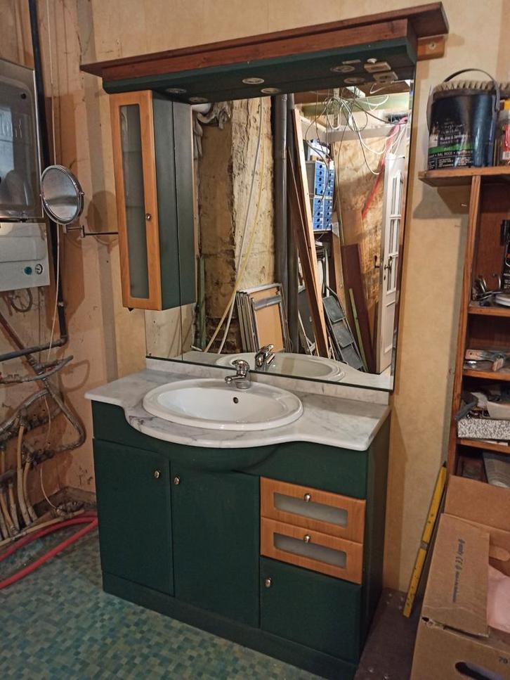 Badkamermeubel, Maison & Meubles, Salle de bain | Meubles de Salle de bain, Utilisé, Meuble lavabo, Enlèvement