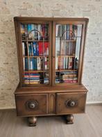 Vitrinekast of Boekenkast eik, Antiek en Kunst, Ophalen