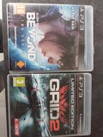 Ps3 games: GRID 2 + Beyond: two souls, Ophalen of Verzenden, Zo goed als nieuw