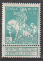 Belgique 1910 n 90**, Neuf, Envoi