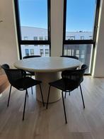 Ronde tafel Ethnicraft, Huis en Inrichting, Ophalen, Microcement, 150 tot 200 cm, Rond